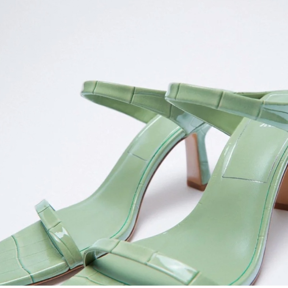 ZARA Animal Print Heeled Sandals!!